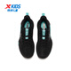XTEP Children's Shoes Children's Sports Shoes Campus High-Density Upper Training Basketball Shoes Black/Aurora Green 37