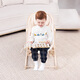 Mestrom überredet das Baby zum Schlafen mit Neugeborenen Baby Elektro -Schaukelstuhl Kleinkind Schaukelbett Cradle Bett Baby Schaukelstuhl kann flach sitzen Khaki 9855