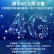 超高清4K小巧型无线摄像头家用免插电手机远程监控无线wifi针摄头 4K超清远程开关+4G流量圆形版 32G内存卡(循环保存录像约8天)