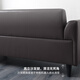 IKEA Hanlin Bi Leather Sofa Double Sofa Bunce Dark Brown Modern Simple Dark Brown Sofa