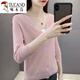 Holzspecker-Strick-Strickjacke für Frauen dünne Sommereis-Seidenschalle trägt einen vielseitigen Pullover Sonnenschutzmittel hohl, Weiß One Size empfohlen innerhalb von 80-125 Jin [Jin gleich 0,5 kg]