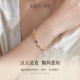 IL&CO Youke Light Luxury 925 Silver Multi-Color Gemstone Bracelet Women's Colorful Bracelet Birthday Valentine's Day Gift for Girlfriend and Wife