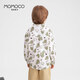 Mami Maka (MOMOCO) children's clothing boys' shirts 2025 autumn style children's pure cotton trendy fashion shirts 007 full print 110