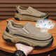Zapatos para hombres de carpintero Summer 2025 Nuevos productos de ropa de trabajo transpirable zapatos para hombres Trabajo de protección laborista Zapatos de hombres de un pie Men Khaki 42