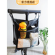 Wanya es adecuada para la bolsa de almacenamiento de almacenamiento de cochecito Xiaohuzi Bolsa de almacenamiento colgante de la herramienta para caminar por la red de almacenamiento de la red T18 Black Dual-Deuse Summer Cushion Winter Anti-Hunchback