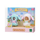 森贝儿家族（Sylvanian families）长耳朵兔扮装 过家家女孩玩具玩偶套装
