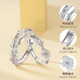 Lian Lizhi Couple Rings, Men and Women Open Rings, Adjustable Niche High-end Feelings, Give Your Girlfriend and Wife a Chinese Valentine's Day Gift, Lian Lizhi Couple Rings, Free Jewelry Box