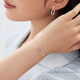 Lukfook Jewelry Platinum Bracelet Möbius Ring Platinum 950 Bracelet Price GJPTBB0012 Approximately 2.23 grams