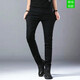 
FALAMONE Armani high-end hot-free spring and summer 2025 new black jeans men's slim feet elastic casual high-end black k683 28 2 feet 1