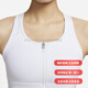 Nike (Nike) Swoosh New Women's Front Zipper Sports Lingerie / DD1206-695 XS 150 / 76A