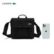 Lacoste Crocodile français Hommes and Women Même modèle 25 automne Nouvelle mode simple Pack postal polyvalent nu4865ne 000 / noir