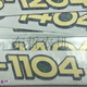 丽田机罩贴花贴字6B11046B12046B13546B1404拖拉机农机配件成套 6B1354一对