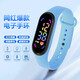 Neues M7 -Armband Männer und Frauen Modetorte Schwimmen wasserdichte Studenten Uhren und Frauen Touch LED Electronic Watch Grau