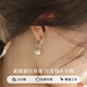 Chinese jewelry sterling silver freshwater pearl earrings for women 2025 new light luxury earrings anniversary birthday gift for girlfriend