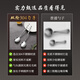 Double gun (Suncha) double gun 304 stainless steel spoon soup spoon household food grade spoon eating blessing character spoon 4 pack