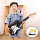 Les enfants de grande taille peuvent jouer des garçons et des filles simulées ukulélé de guitare électronique jouet music instrument de musique débutant guitare électronique rouge passionnée
