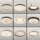 OPP Lighting (OPPLE) Dernières plafonds de chambre à coucher maître moderne moderne et étude de salle artistique 2024 Nouvelle lampe créative 1W 9766-Full Spectrum-Matte White-Diamètre 40cm