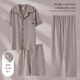 Yalu Pyjamas Herren Sommer reines Baumwoll Shorts Shorts Hosen dreiteilige Set in voller Größe 2025 Neue Heimkleidung F-LMSJ-9277# L