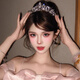 Crown Tiara Kindergeburtstag Krone Stirnband Frauen achtzehn Jahre altes Kopfschmuck High-End-Prinzessin Brautkleid Hochzeitszubehör [Crystal Crown]