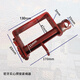 丽田货车紧绳器手动收紧器车用重型小型汽车焊接拉紧绳器棘轮撬棍 中号通管密牙紧绳器-1048