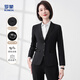 Ms. Luo Meng small blazer professional suit suit women's casual work clothes solid color slim suit high-end sense