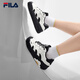 Zapatos de mujer Fila Fila Fila, zapatos de huevo de Yang Mi, zapatos deportivos, 2025 Autumn Nuevos zapatos blancos casuales y versátiles, leche blanca/negra 37.5
