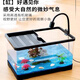Turtle tank, home landscaping, filtration, circulation, basking platform, climbing platform, acrylic ecological mixed fish tank, small turnover box, medium ecological tank, 2 covers + water changer + sun lamp + 7-piece set of decorations
