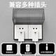 International Electrician Double-Position Type 86 Socket Protective Cover Splash-proof Box Double Height Self-Adhesive Switch Socket Waterproof Box Type 86 Double Height-White and Transparent Model