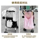 叮贝奇ins韩版婴儿收纳挂包外出奶瓶尿布收纳袋遛娃神器置物储物袋 推车收纳袋 黑色网格