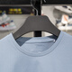 Li-Ning-Kurzärmel-T-Shirt für Männer 2025 Sommer Neue Honor-Serie Rundes Hals gestrickt Top Sportswear ATSV693 Graublau ATSV693-4 S