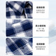 Spring and Autumn Pure Cotton Plaid Shirt Men's Long Sleeve Middle-aged Casual Loose Fur Hair Daddy's Full Cotton Large Size Shirt R2-841 XL (41)