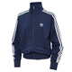 Adidas adidas xu minghao mismo estilo trébol hombres y mujeres sudadera de manga larga collar chaqueta rayada ir9893 azul m