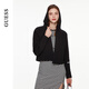 GUESS official flagship women's American casual hooded short jacket-W4PP81K2Q45 JBLK-Graphite Black M (120-140)