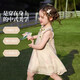 ASK JUNIOR girls' dress summer new product fashion small flying sleeve children's breathable Hanfu children's cheongsam skirt princess skirt
