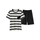COLORFUL GEMS cotton pajamas men's summer short-sleeved 2025 new men's large-size home clothing set HDE9928 L men: