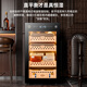 CIGARLOONG 70C constant temperature and humidity cigar cabinet air-cooled frost-free water ion ammonia removal WiFi smart fingerprint lock compressor frequency conversion energy-saving silent cedar wood mellow Cuban cigar cabinet constant temperature and humidity-WiFi+pure ammonia+cedar wood shelf 70L
