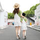 Apocalypse Parent-child outfit Family Three and Four Summer 2025 New Trendy Mother and Child Mother and Daughter Base Shirt T-shirt Fashionable Internet celebrity summer outfit Purple T-shirt [only T-shirt, not suit] 175 Dad L