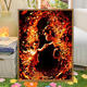 2025 new Nezha 2: The Demon Child's Naohai Digital Oil Painting DIY Ao Bing Hand-painted Filling and Coloring High-Precision Painting LL12127 40*50cm Thick solid wood inner frame + decorative outer frame