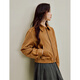 Inman Retro Casual Wildleder Kurzjacke 2025 Herbst Frauenkleidung neu
