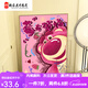 Manlang Strawberry Bear Digital Huile Painting DIY REPLOR COLORING RAPBERRES ENTRÉE MAQUEUSE a du problème Cartoon Couleur d'huile acrylique Peinture décorative QX12595 50 * Cadre photo 65cm (couleur en option) + pigment de pinceau