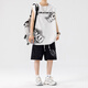 
Boledi teenager summer suit trendy boy high school junior high school students casual ice silk sleeveless T-shirt big children sports vest TZ6172 light green (vl+shorts) high quality 160 M 70-90Jin [Jin equals 0.5 kg]
