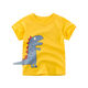 TTPMER Summer Boy Kurzarm T-Shirt Cotton Cartoon Dinosaurier Design Ins Style 9716 Militärblau 110