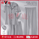 Yalu pajamas men's summer pure cotton short sleeve shorts trousers three-piece set full size 2025 new home clothing F-LMSJ-9277# L