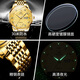 
OLEVS Swiss certified couple watches A pair of fully automatic mechanical watches waterproof and luminous trends Top 10 famous watches for men and women. Upgraded version 6630 couples full gold free engraving
