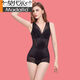 
Modal thin tight body shaping underwear genuine postpartum belly-tightening waist lifting hip-shaping body-shaping one-piece body-reducing women's belly-reducing black crotch-breasted XL Recommended weight 116-130Jin [Jin equals 0.5 kg]