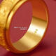 MHFDO Lao Feng Xiang quality men's ring number six Vietnamese sand gold mantra rotating cylinder ring No. 9 Lao Feng Xiang quality