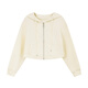 
Vanciman FXM loose casual hooded sweatshirt jacket for women's autumn new simple and versatile small top gray S