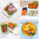 Jimang (Jimang) importiertes Glasschlossglas Lunchbox Mikrowellenheizung Bento Bowl Partition Kühlschrank Frische Box Dichtung 695ml Rechteck