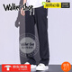 Walker Shop haut de gamme Jeans pour hommes Summer Summer Gin Casual Pantals Straight Low Wide-Leg Men 1048 Blue clair 2xl [155-170Jin [Jin est égal à 0,5 kg]]]