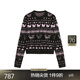 Jiangnan Buyi (JNBY) [Gleicher Stil im Einkaufszentrum] 24 Herbst Strick -Strickwind Fair Island Pullover 5o9313090 690/gemischtes Pulver m